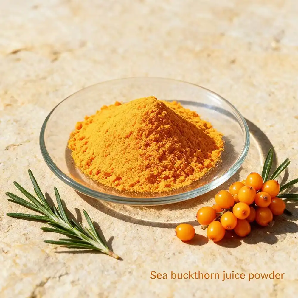 Sea Buckthorn Juice Powder Benefits for Functional Beverage Brands